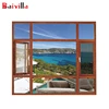 Seaside Villa Large Picture Glass Aluminum Casement Windows For Nigeria