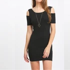OEM High Quality Ladies Women Clothes Black Sexy Summer Dresses Frocks For Women