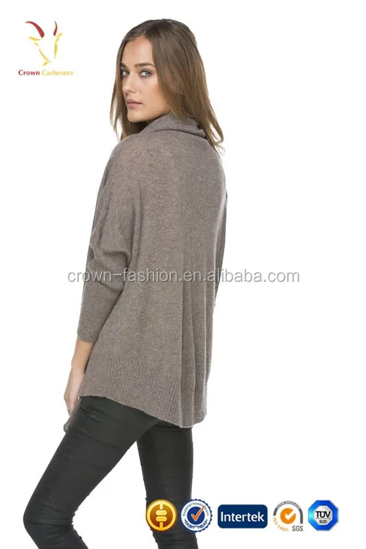 Fashion Cashmere Shawl Open Front Silk Cardigan