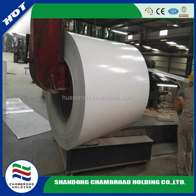 color coated steel coil PPGI prepainted galvanized steel coil producced bu mill /gutter price