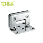 hot sell 90degree wall to glass hinge Bathroom stainless steel glass clamp for shower door