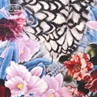 Hot selling good hand feeling comfortable custom linen silk digital print fabric
