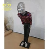 High Quality Fiberglass New Product Sculpture Mosaic Greeter Statue For Hotel KTV Decoration