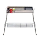 Stainless Steel portable barbecue small outdoor charcoal grill on sale