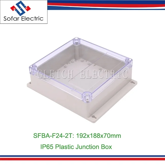 192x188x70mm IP65/IP66 Watertight PC Junction Box