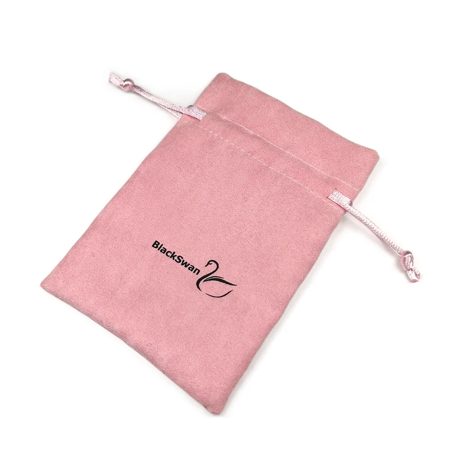 custom logo printed small jewelry pouch with drawstrings,gift