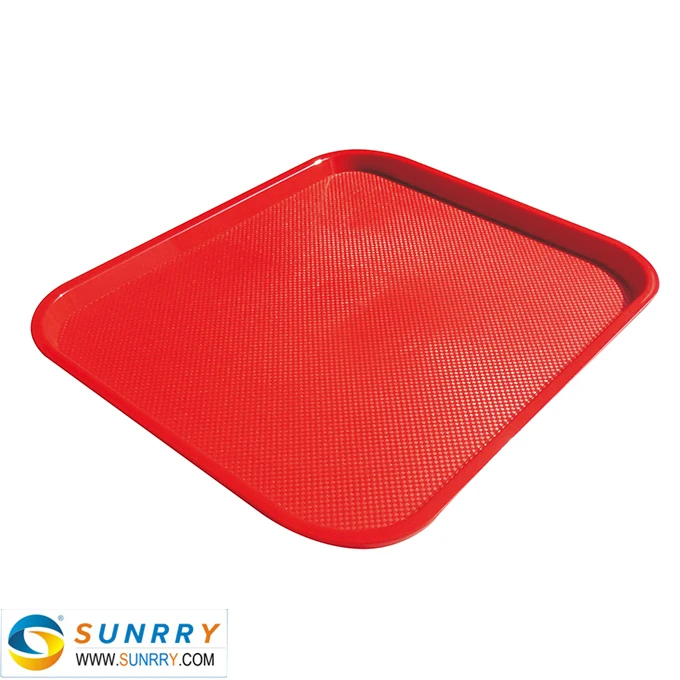 2015 hot sale colorful plastic food tray with ABS metarial