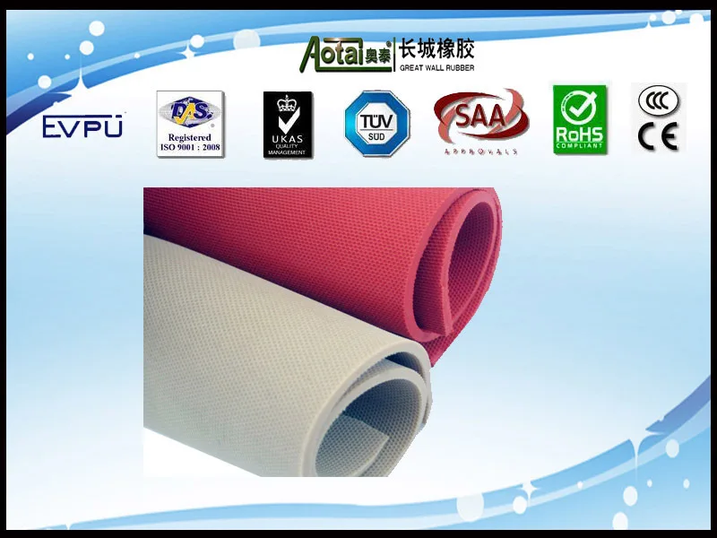 High quality wear resistance red rubber flooring mat /anti-abrasion rubber flooring mat /anti-abrasion rubber lining