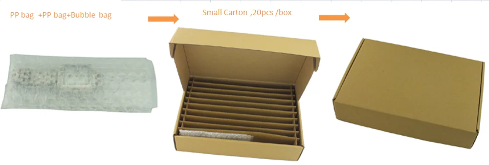 common packing: products to be packed in opp bag and then in