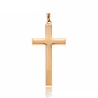 33438 xuping gold jesus cross piece religious charm pendant image