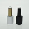 Jinhong Packing Factory manufacturer fancy custom logo free sample gel nail polish oil use glass empty bottle with art print