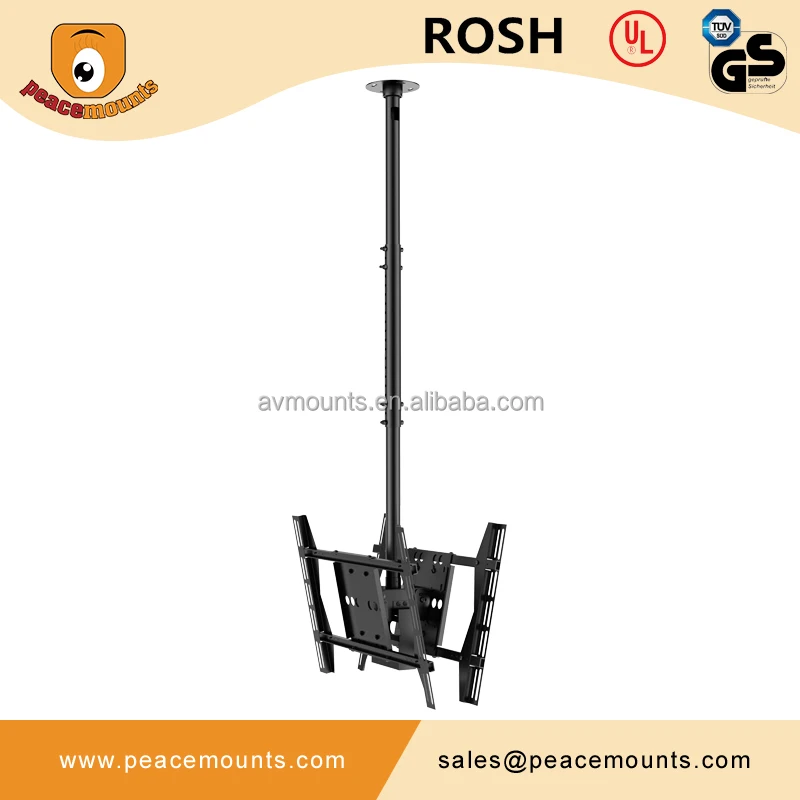 For 32 63 Inches Screens Back To Back Based Double Side Rotating