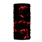 Tubular Half Face Mask Multifunctional Handmade Black White Headover Neckwear Headwear Bandana Custom