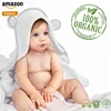 Custom 500 600 680 Gsm Large 100 Organic Ultra Soft Baby Kids Bamboo Hooded Bath Towel With Bear Ears