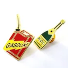 Custom Making Metal Soft Enamel Pink Lipstick Lapel Pin For Sales