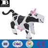 eco-friendly plastic inflatable cow folding snazzy air cow farm animals lovely inflatable cow party gift for kids