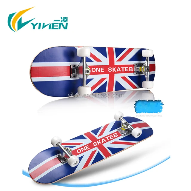 Customized color woden longboard skateboard