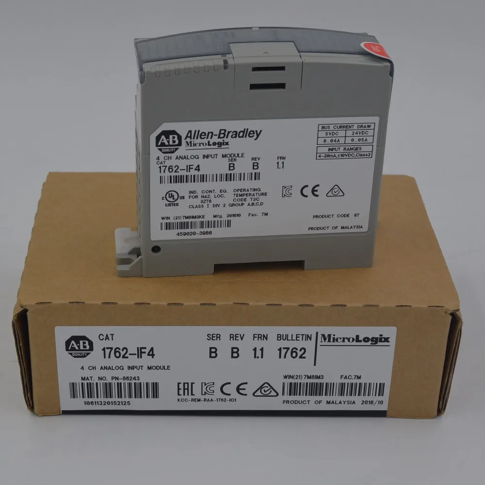 allen bradley mirologix angolo input module 1762-if4