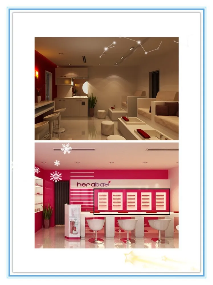 De tamaño personalizado moderno muebles de salón de uñas mesa de De tamaño personalizado moderno muebles de salón de uñas mesa de