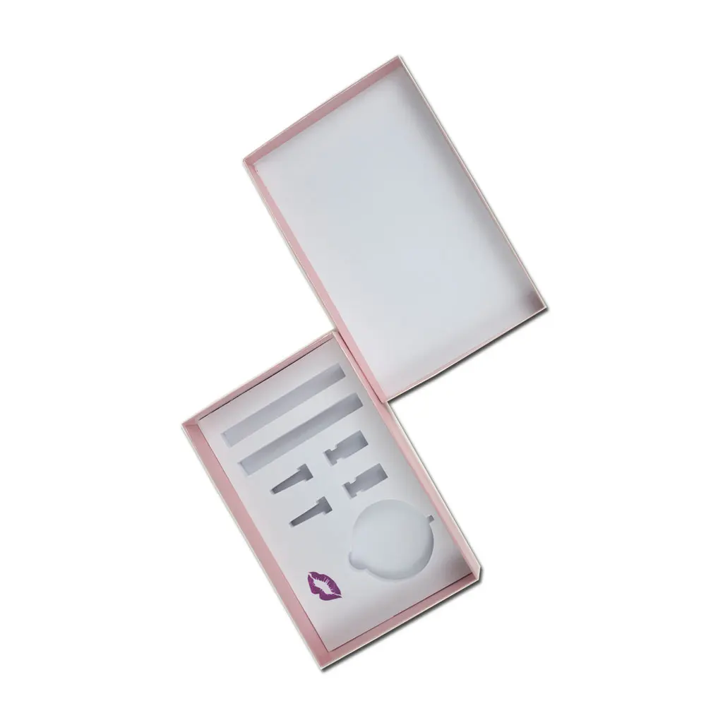 custom travel cosmetic set box face cream packaging cardboard
