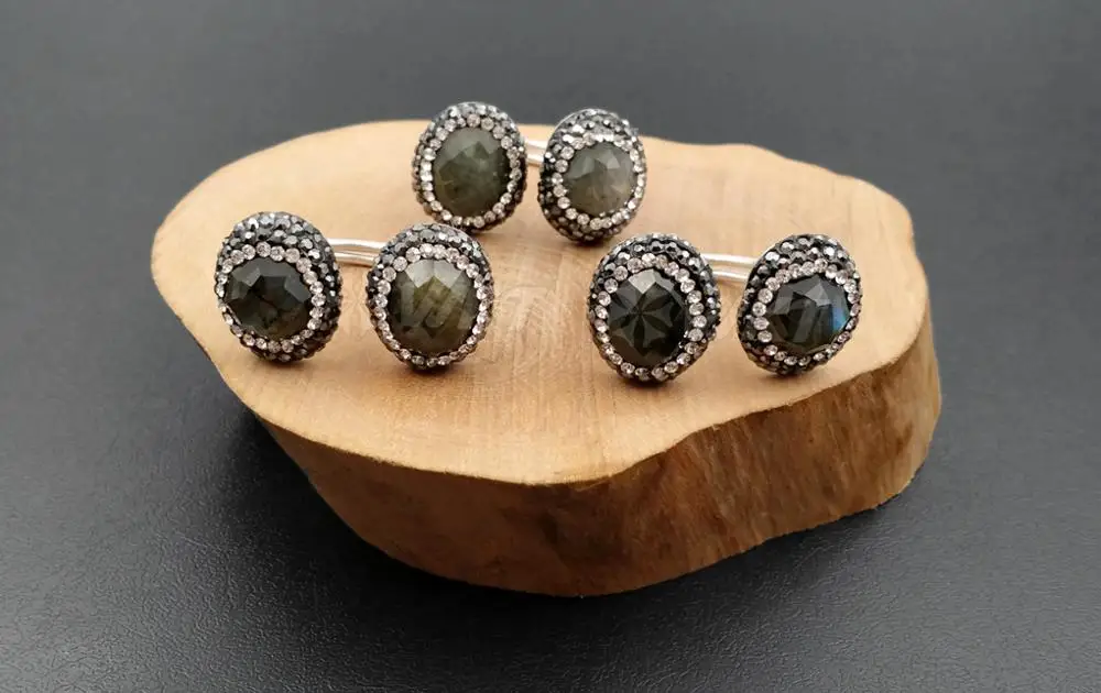 RR012 WKT wholesale 925 sterling silver labradorite ring, gorgeous natural double stone labradorite fashion ring