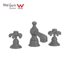 Sanitary Ware Supplier Contemporary Black Hot And Cold Bathroom Basin Faucet Water Tap