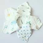 Promotional baby bandana drool bibs baby bibs bandana cotton