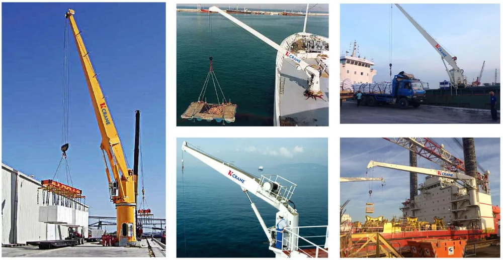 Marine Electrohydraulic Deck Boom Crane,Customized Loading And Unloading Ship Crane Buy