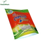 Perforation die cut ziplock sachet aluminum stand up washing detergent powder pouches