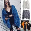 X63226A 2017 New style lady tassels autumn winter street fashion coat