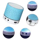 In stock cheap mobile speaker S08U led light wireless speaker with lamp