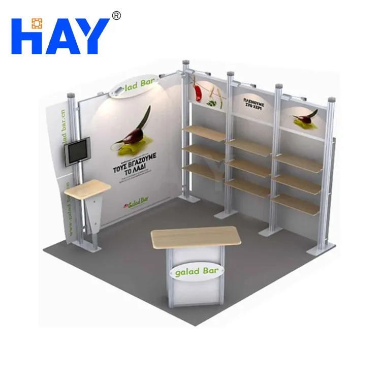 Two Sides Open 3x3 Modular Booth For Free Design Buy Modular Booth