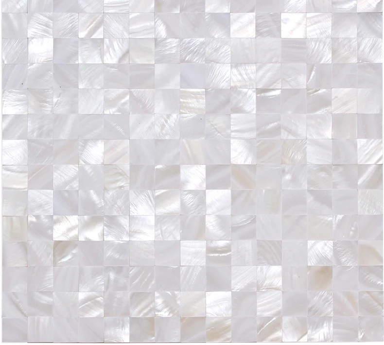 Natural Multicolour Mother Of Pearl Seashell Mosaic Tile For Bathroom
