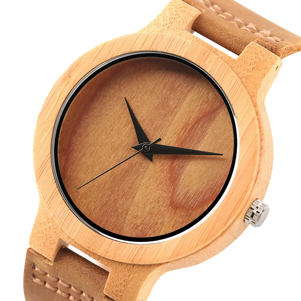 YISUYA Quartz Men's Watches Nature Wood Simple Sport Watch Hot Analog Bamboo Women Trendy Wrist Watch relogio masculino Xmas (18)