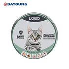Cool Grey dog flea collar natural essence oil skin safe dog Flea &tick collar for pets with natural essential oil deet free