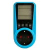 EU digital power meter smart plug with backlight