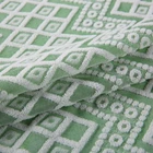 superior quality jacquard brocade crown velvet fabric green chenille flock