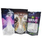 Vivid Gravure Printed Laminated plastic Zipper bag Top Tobacco Pouch