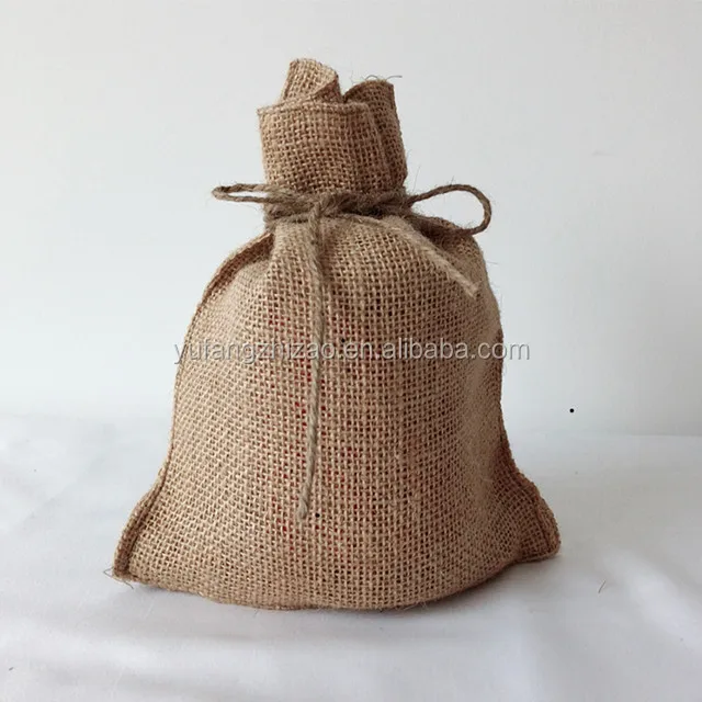 customized size natural burlap coffee sack jute gunny bags for