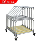 Aluminum pipe for industrial use product line Pipe Rack Storage for lean tube system