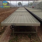 Agriculture Aluminum Greenhouse Movable Benches