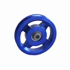 Q235 steel material aluminum cable pulley, gym pulley wheel