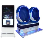 Factory price virtual reality 2 seats movie theatre amusement game 9d cinema simulator with 3d glasses for sale