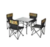Beach BBQ Use Wholesale folding chairs and folding table set 5 picecs China