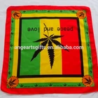 Woven label bandana scarf bandana Peace and love bandana
