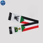 Promotional polyester custom logo printed satin scarf