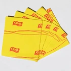 50%viscose yellow color needle punched nonwoven fabric chemical floor cleaning cloth