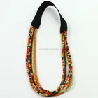 2015 new design elastic bead headband names hair accessories