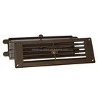 Rectangle 9"*3" detachable thermoplastic brown louvre ventilator