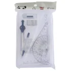 Yas -7077 compass set, multi - functional drawing plastic transparent scale tool quilt ruler, students, office